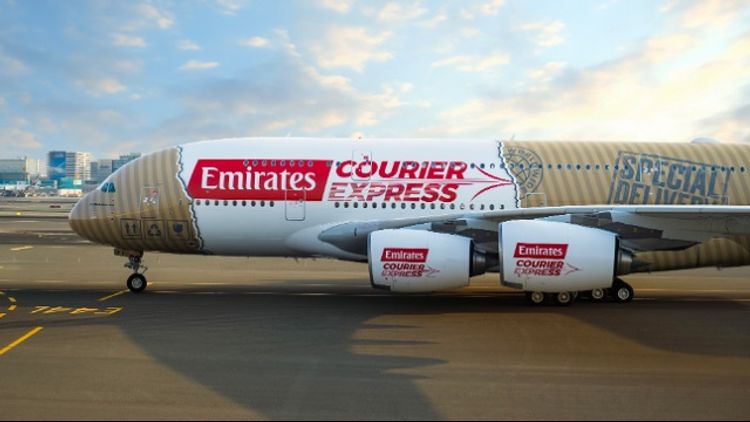 Emirates A380 Emirates Courier Express