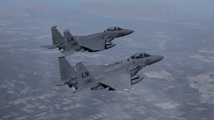 F-15E Strike Eagle über Estland